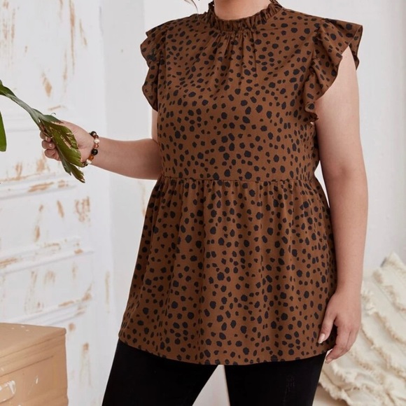 Plus size babydoll blouse - Picture 5 of 5